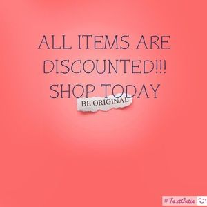 All items have been discounted